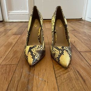 Raid snake skin heels